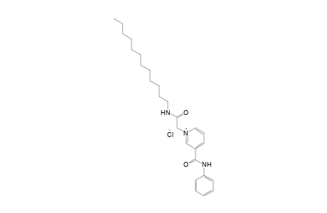 1-[(DODECYLCARBAMOYL)METHYL]-3-(PHENYLCARBAMOYL)PYRIDINIUM CHLORIDE