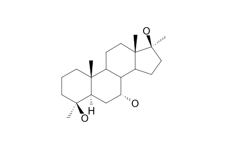 4-BETA,7-ALPHA,17-BETA-TRIHYDROXY-4-ALPHA,17-ALPHA-DIMETHYL-5-ALPHA-ANDROSTANE