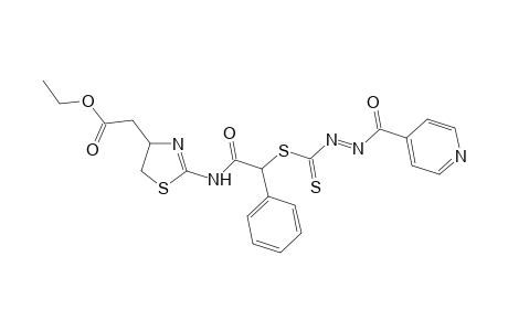 Ethyl 2-{2'-[N(2)-(4'-pyridinylcarbonyl)hydrazinyl]thiocarbamoyl}phenylthio]acylamino]-thiazol-4-acetate