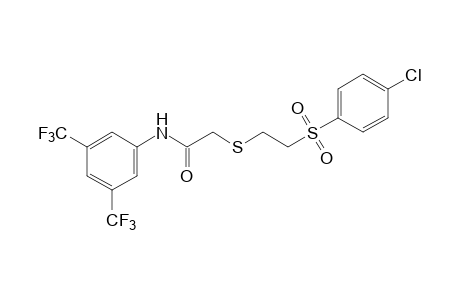 2-{{2-[(p-CHLOROPHENYL)SULFONYL]ETHYL}THIO}-alpha,alpha,alpha,alpha',alpha',alpha'-HEXAFLUORO-3',5'-ACETOXYLIDIDE