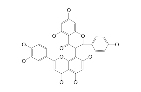 BIS-3-(4',5,7-TRIHYDROXY-FLAVANONE)-8-(3',4',5,7-TETRAHYDROXY-FLAVONE)