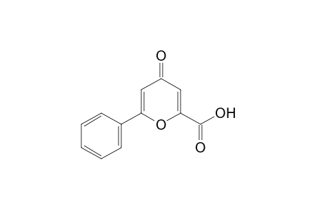 4-oxo-6-phenyl-4H-pyran-2-carboxylic acid