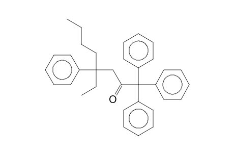 4-Ethyl-1,1,1,4-tetraphenyl-octan-2-one