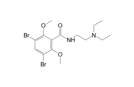 3,5-dibromo-N-[2-(diethylamino)ethyl]-2,6-dimethoxybenzamide