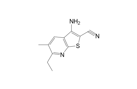 3-Amino-6-ethyl-5-methyl-thieno[2,3-b]pyridine-2-carbonitrile