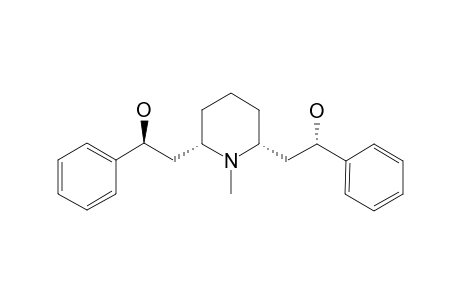 (-)-CIS-2',2''-DIPHENYLLOBELIDIOL;(1-S,1'-S)-2,2'-[(2-R,6-S)-1-METHYL-2,6-PIPERIDINEDIYL]-BIS-(1-PHENYLETHANOL)