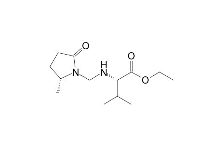 (2S)-2-[[(5R)-2-keto-5-methyl-pyrrolidino]methylamino]-3-methyl-butyric acid ethyl ester