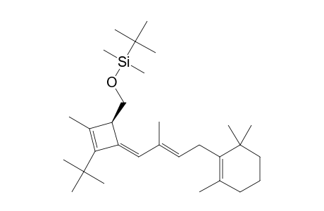 #E-30A;(3E)-2-TERT.-BUTYL-4-[[(TERT.-BUTYLDIMETHYLSILYL)-OXY]-METHYL]-1-METHYL-3-[(2E)-2-METHYL-4-(2,6,6-TRIMETHYLCYCLOHEX-1-EN-1-YL)-BUT-2-ENYLIDENE]-CYCLOBUT