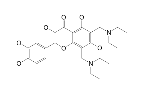 6,8-BIS-(DIETHYLAMINOMETHYL)-DIHYDROQUERCETIN