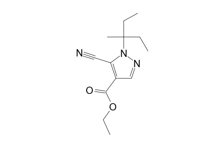 5-cyano-1-(1-ethyl-1-methyl-propyl)pyrazole-4-carboxylic acid ethyl ester