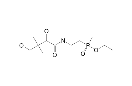 [2-([(2R)-2,4-DIHYDROXY-3,3-DIMETHYLBUTYRYL]-AMINO)-ETHYL]-(METHYL)-PHOSPHINIC-ACID-ETHYLESTER