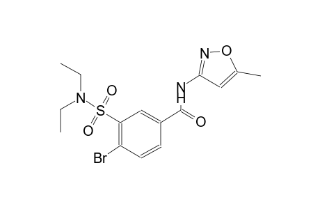 4-bromo-3-[(diethylamino)sulfonyl]-N-(5-methyl-3-isoxazolyl)benzamide