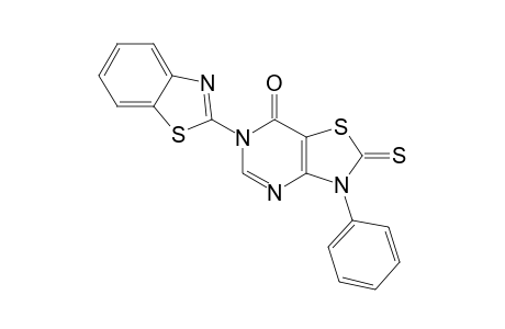 6-(benzothiazol-2-yl)-2,3-dihydro-3-phenyl-2-thioxothiazolo[4,5-d]pyrimidin-7(6H)-one