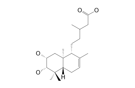 2-ALPHA,3-ALPHA-DIHYDROXY-ENT-LABD-7-EN-15-OIC-ACID