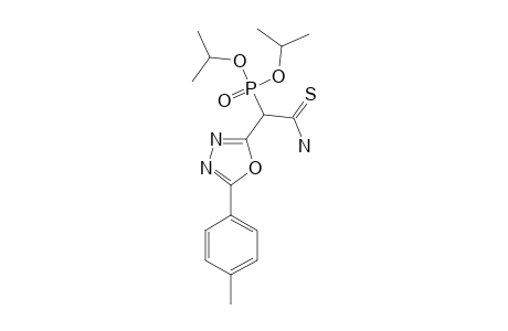 BIS-(1-METHYLETHYL)-5-(4-METHYLPHENYL)-1,3,4-OXADIAZOLE-2-YL-THIOCARBAMOYLMETHYLPHOSPHONATE