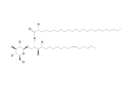 MUCUSOSIDE;1-O-(BETA-D-GLUCOPYRANOSYL)-(2S,3S,4R,12Z)-2-[[(2R)-2-HYDROXYTETRACOSANOYL]-AMINO]-OCTADECA-12-ENE-1,3,4-TRIOL