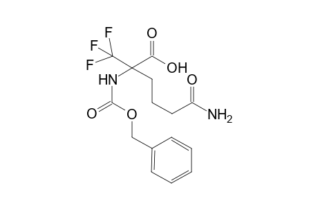 2-(N-Benzyloxycarbonylamino)-2-(.alpha.-trifluoromethyl)hexanediacid 6-amide