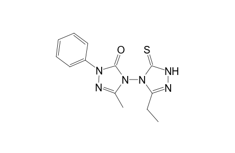 3'-Ethyl-5-methyl-2-phenyl-5'-thioxo-[4,4'-bis(1,2,4)-triazol]-3(1'H,2H)-one