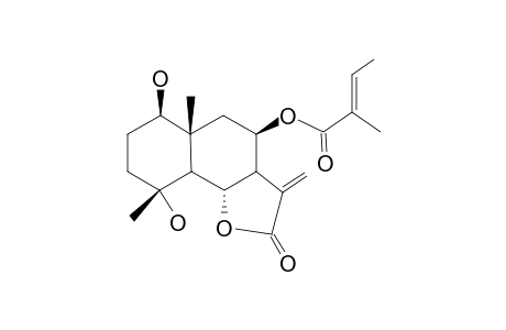 1B,4A-DIHYDROXY-8B-TIGLOXY-11(13)-EUDESMEN-6A,12-OLIDE