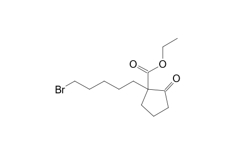 2-(5-Bromopentyl)-2-ethoxycarbonylcyclopentanone