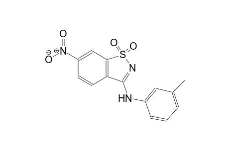 N-(3-methylphenyl)-6-nitro-1,2-benzisothiazol-3-amine 1,1-dioxide