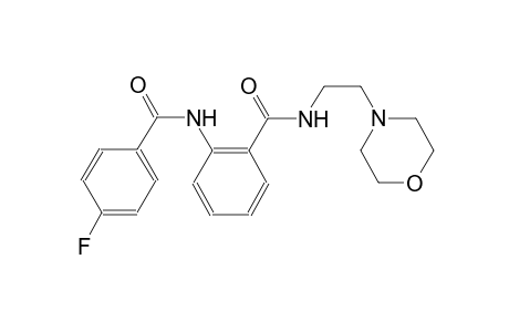 2-[(4-fluorobenzoyl)amino]-N-(2-morpholin-4-ylethyl)benzamide