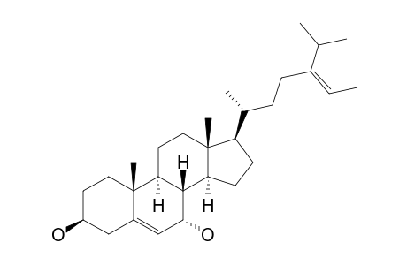 (24Z)-STIGMASTA-5,24(28)-DIENE-3-BETA,7-ALPHA-DIOL