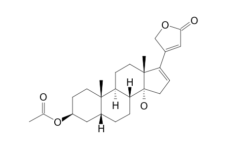 17-(2',5'-DIHYDRO-5'-OXO-3'-FURYL)-5-BETA,14-BETA-ANDROST-16-EN-3-BETA,14-DIOL-3-ACETATE