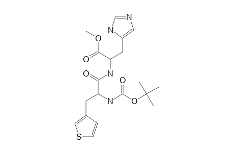 (2S-(R*,R*))-N-(2-(((1,1-DIMETHYL)-ETHOXYCARBONYL)-AMINO)-1-OX-3-(3-THIENYL)-PROPYL)-HISTIDINE_METHYLESTER