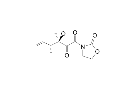 (3R*,4R*)-3-HYDROXY-3,4-DIMETHYL-1-(2-OXO-OXAZOLIDIN-3-YL)-HEX-5-ENE-1,2-DIONE