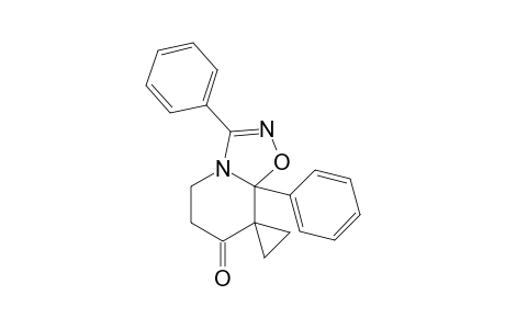 3,8a-diphenyl-7-spiro[5,6-dihydro-[1,2,4]oxadiazolo[4,5-a]pyridine-8,1'-cyclopropane]one