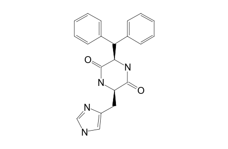 (3S,CIS)-3-DIPHENYLMETHYL-6-(1H-IMIDAZOLE-4-YL-METHYL)-PIPERAZINE-2,5-DION