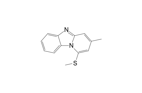 3-Methyl-1-(methylthio)pyrido[1,2-a]benzimidazole