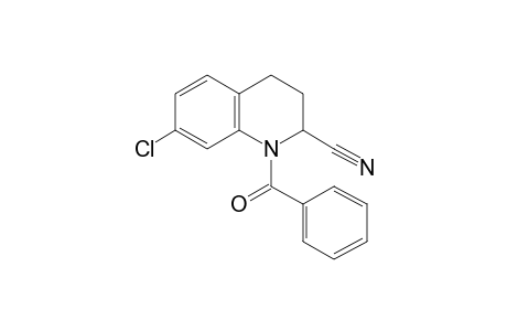 1-benzoyl-7-chloro-1,2,3,4-tetrahydroquinaldonitrile