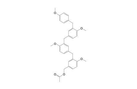 3-[3-[3-(4-METHOXYBENZYL)-4-METHOXYBENZYL]-4-METHOXYBENZYL]-4-METHOXYBENZYL-ACETATE