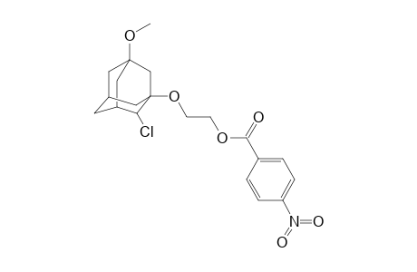 2-[(2-chloro-5-methoxy-1-adamantyl)oxy]ethyl 4-nitrobenzoate