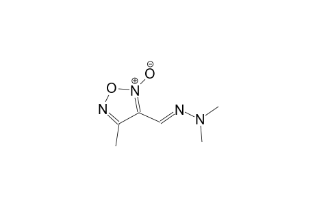 4-Methyl-1,2,5-oxadiazole-3-carbaldehyde dimethylhydrazone 2-oxide