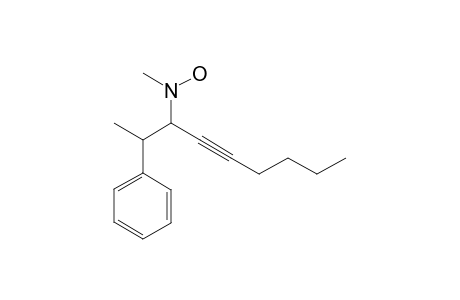 N-METHYL-N-[1-(1-PHENYL-ETHYL)-OCT-2-YNYL]-HYDROXYLAMINE;MAJOR_DIASTEREOMER