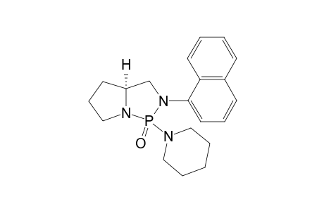 (+)-(7A-S,3-S)-3-PIPERIDINO-1,2,5,6,7,7A-HEXAHYDRO-2-(1-NAPHTHYL)-PYRROLO-[1,2-C]-[1,3,2]-DIAZAPHOSPHOLE-3-OXIDE