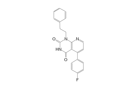 pyrido[2,3-d]pyrimidine-2,4(1H,3H)-dione, 5-(4-fluorophenyl)-1-(2-phenylethyl)-