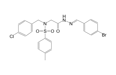 N-{2-[(2E)-2-(4-bromobenzylidene)hydrazino]-2-oxoethyl}-N-(4-chlorobenzyl)-4-methylbenzenesulfonamide