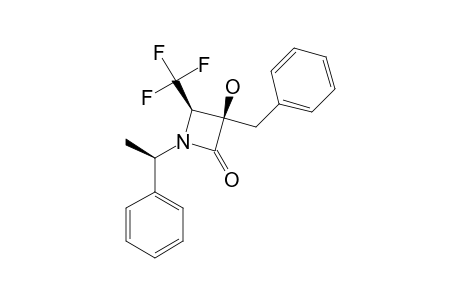 (3R,4R)-3-BENZYL-3-HYDROXY-1-[(1S)-1-PHENETHYL]-4-(TRIFLUOROMETHYL)-2-AZETANONE