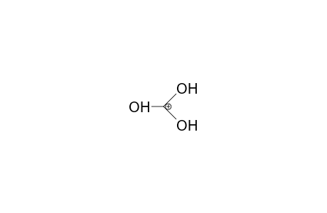 Trihydroxycarbenium cation