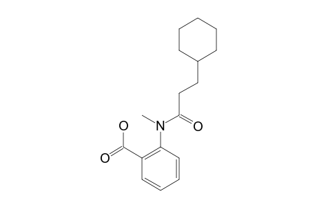 2-[(3-CYCLOHEXYLPROPIONYL)-METHYLAMINO]-BENZOIC-ACID