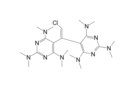 2,4,6-PYRIMIDINETRIAMINE-N,N,N',N',N'',N''-HEXAMETHYL-5-[1-(2,4,6-TRIS-(DIMETHYLAMINO)-PYRIMIDIN-5-YL)-2-CHLOROVINYL]