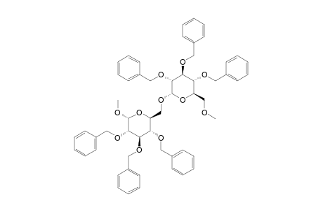 METHYL-2,3,4-TRI-O-BENZYL-6-O-(2,3,4-TRI-O-BENZYL-6-O-METHYL-ALPHA-D-GLUCOPYRANOSYL)-ALPHA-D-GLUCOPYRANOSIDE