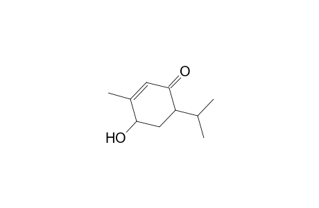 2-Cyclohexen-1-one, 4-hydroxy-3-methyl-6-(1-methylethyl)-, trans-