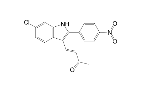 (3E)-4-[6-Chloro-2-(4-nitrophenyl)-1H-indol-3-yl]but-3-en-2-one