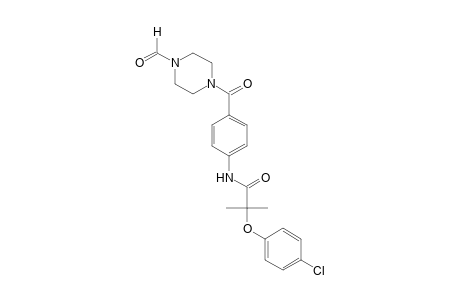 2-(p-CHLOROPHENOXY)-4'-[(4-FORMYL-1-PIPERAZINYL)CARBONYL]-2-METHYLPROPIONANILIDE