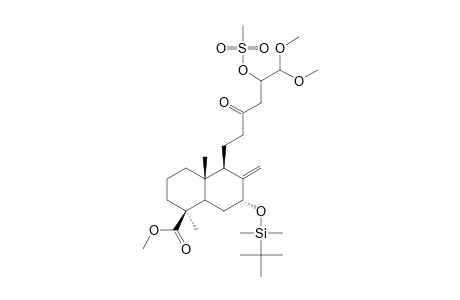 #13;(1'R,3'R,4A'S,5'S,8A'S,2R/S)-6-[3'-ALPHA-(TERT.-BUTYLDIMETHYLSILYL)-OXY-3',4',4A',5',6',7',8',8A'-OCTAHYDRO-2'-(1'H)-METHYLENE-5'-BETA-METHOXYCARBONYL-5'-A